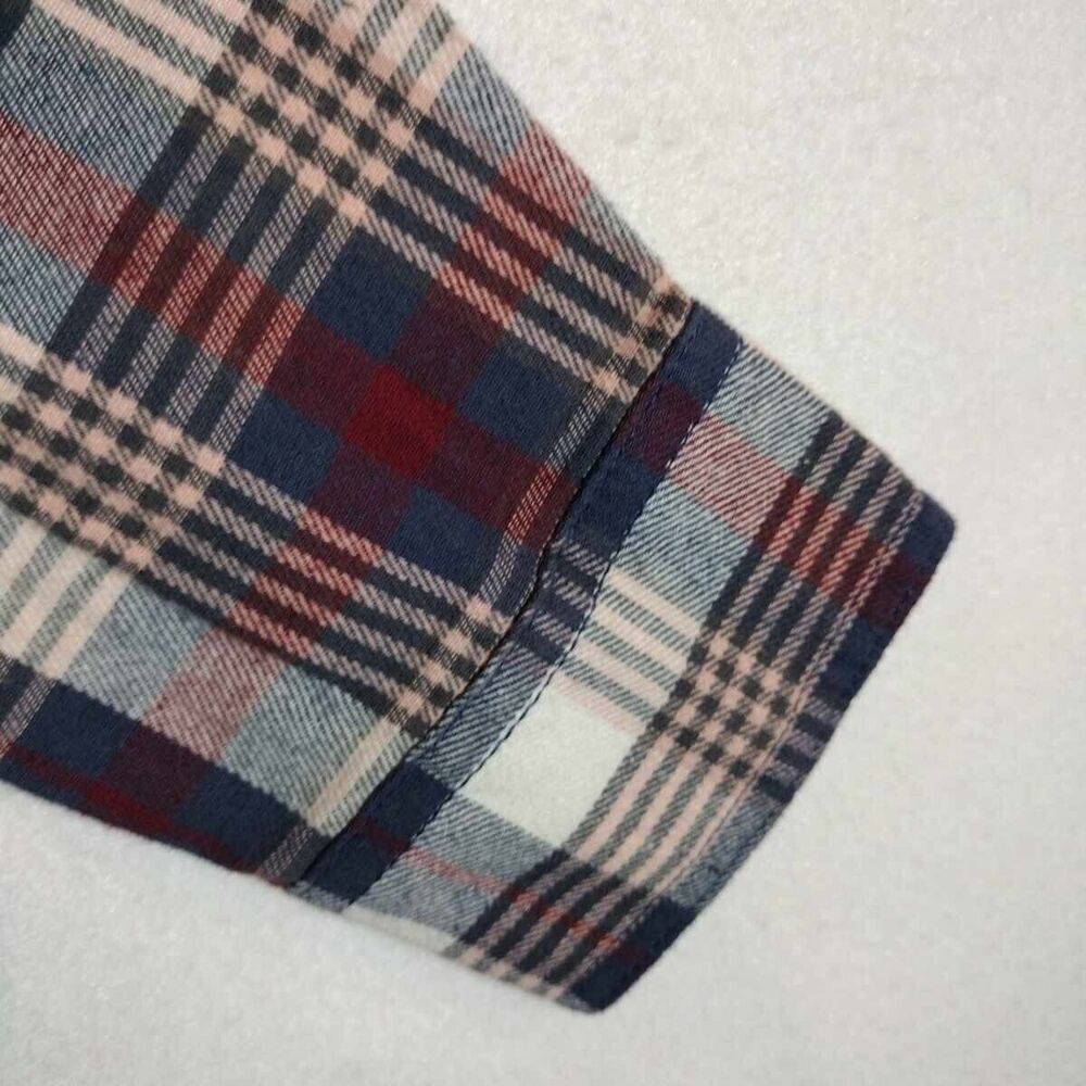 Noble Outfitters Shirt Plaid Fannel Womens Shirt Long Sleeve Size Medium - Picture 6 of 14